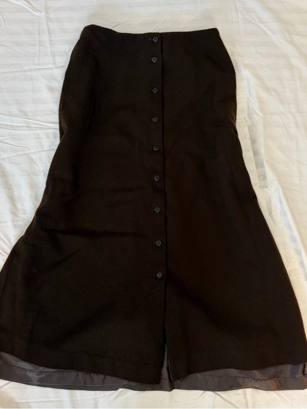 Vintage 100% Wool Midi Skirt